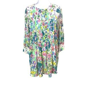 Le Fate Silk Floral Tunic